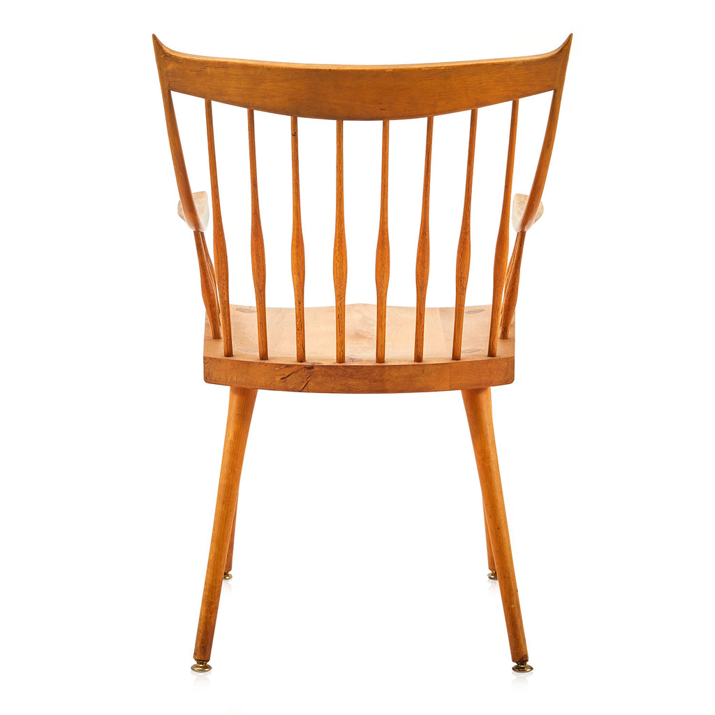 Wood Windsor Dining Arm Chair