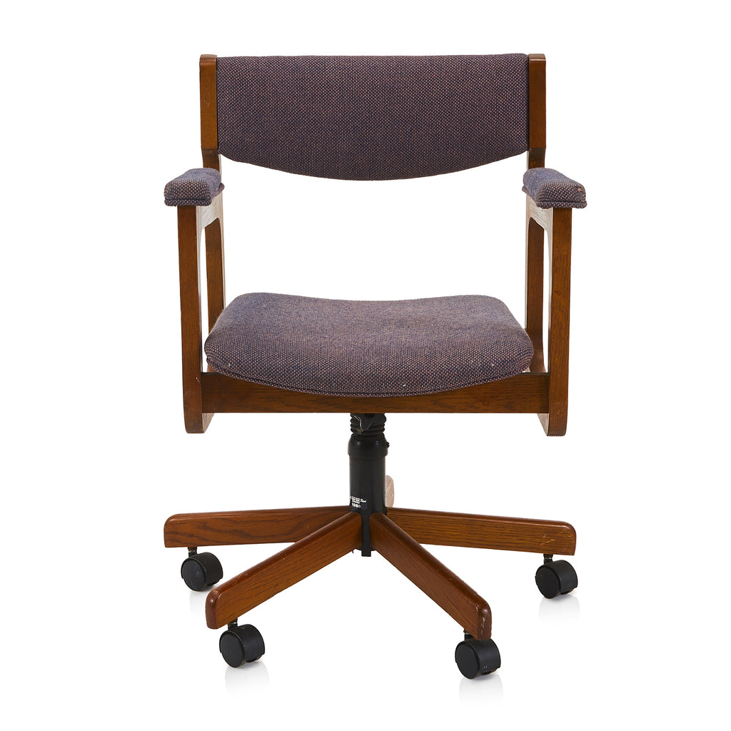 Brown & Wood Mid Century Office Chair