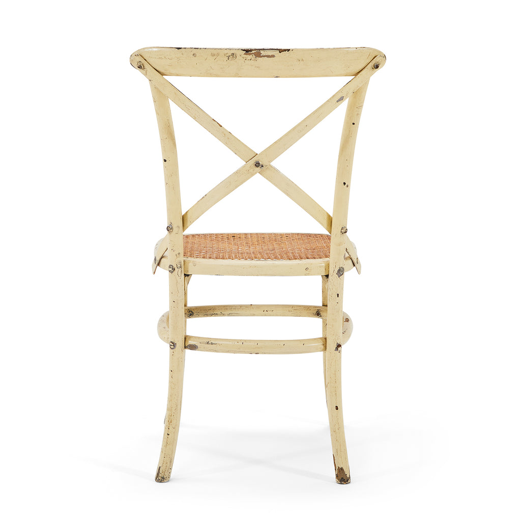 Tan & Cane Seat Bistro Dining Chair