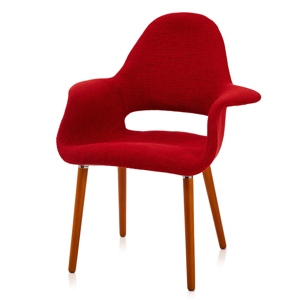 Red Modway Aegis Arm Chair