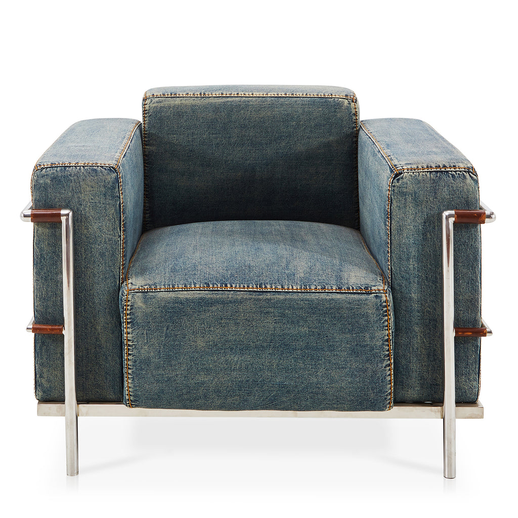 Denim Le Corbusier Chair