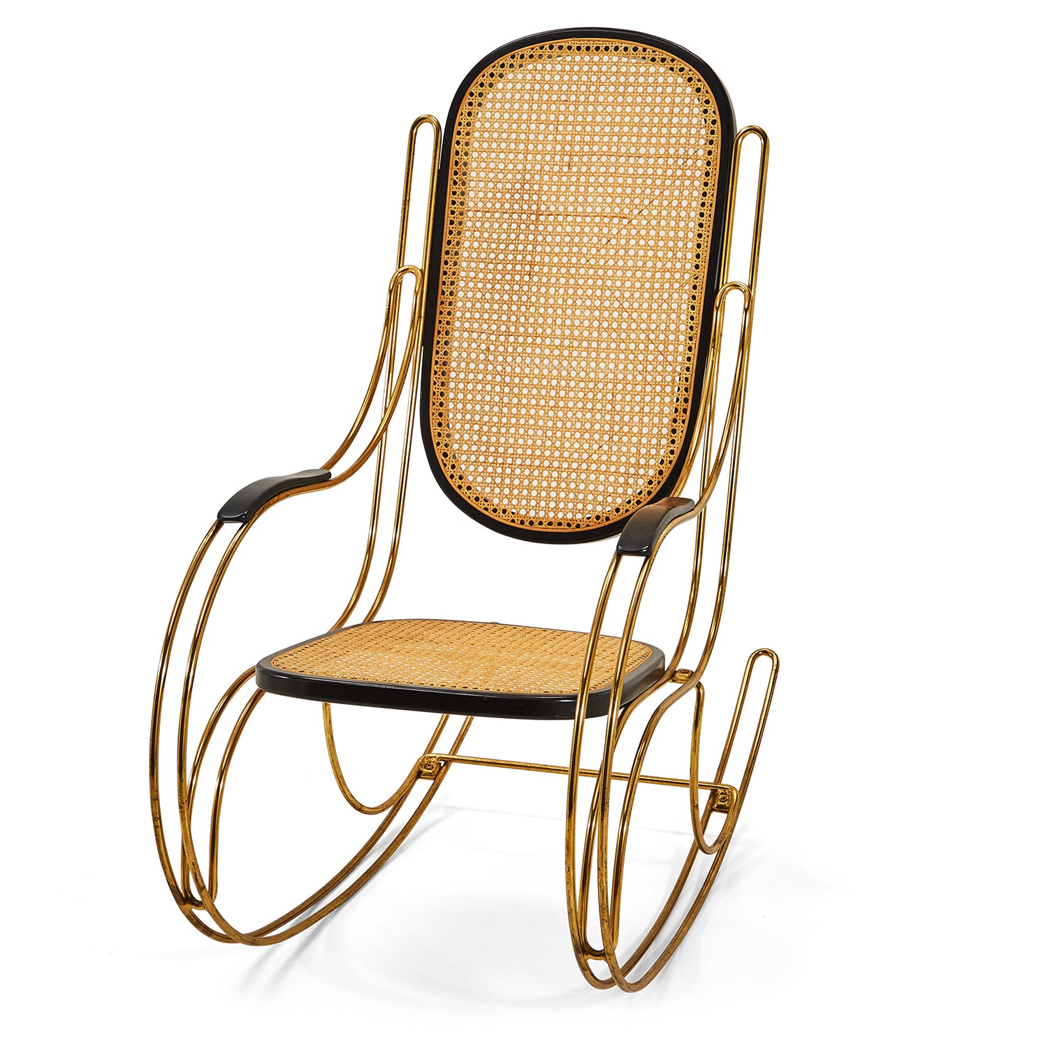 Deco Rocking Chair Cane & Gold Deco Rocking Chair - Gil & Roy Props