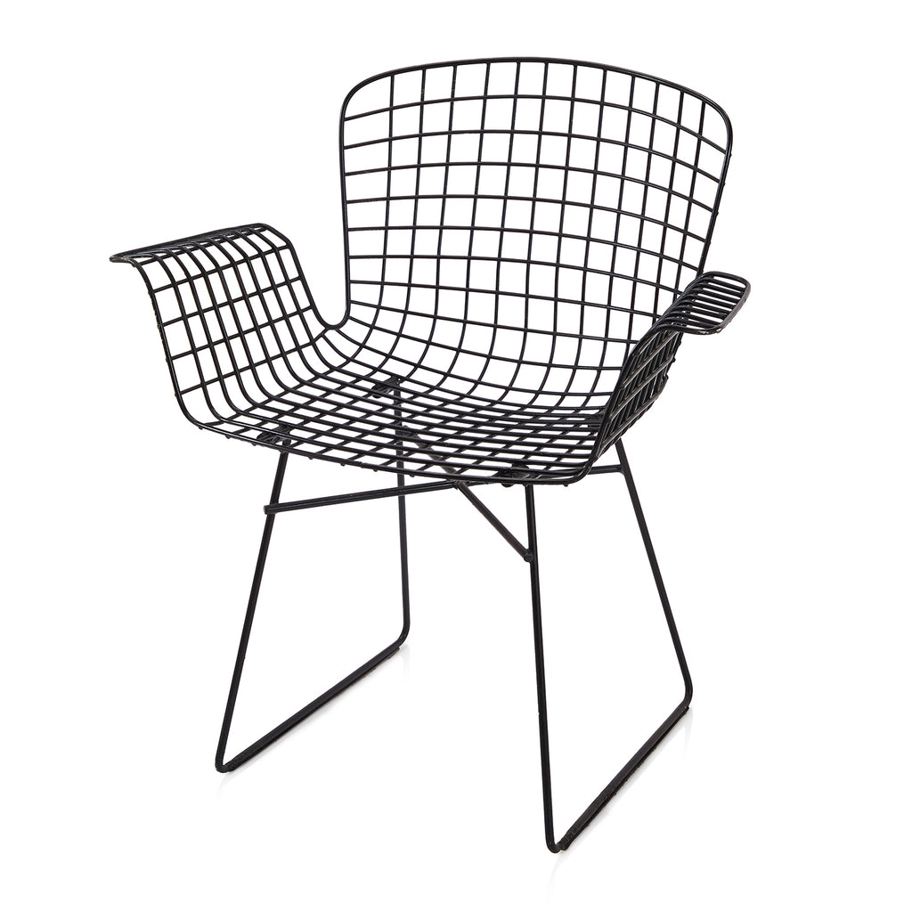 Black Bertoia Wing Arm Chair