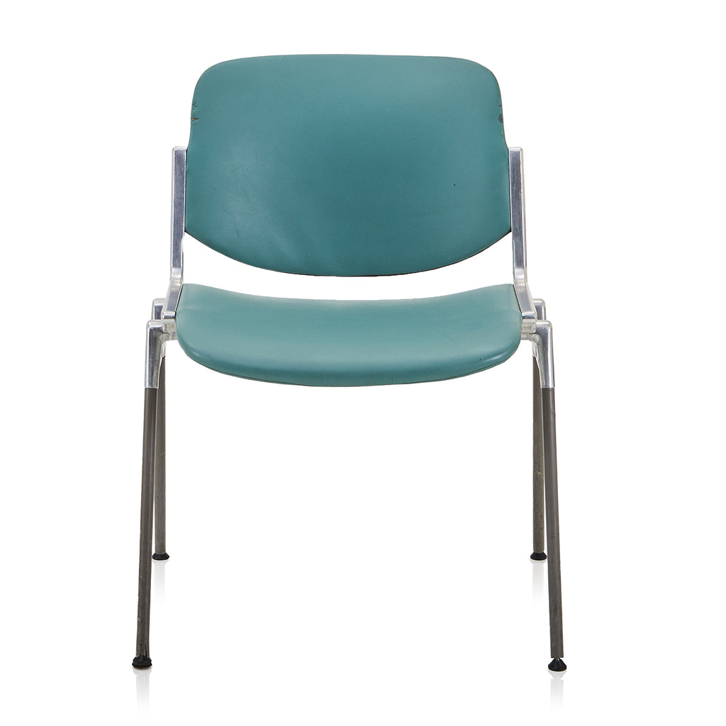 Turquoise Chrome Chair
