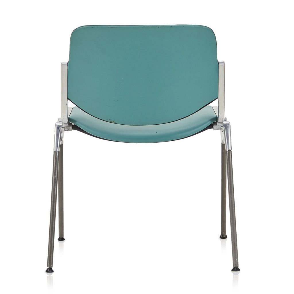 Turquoise Chrome Chair