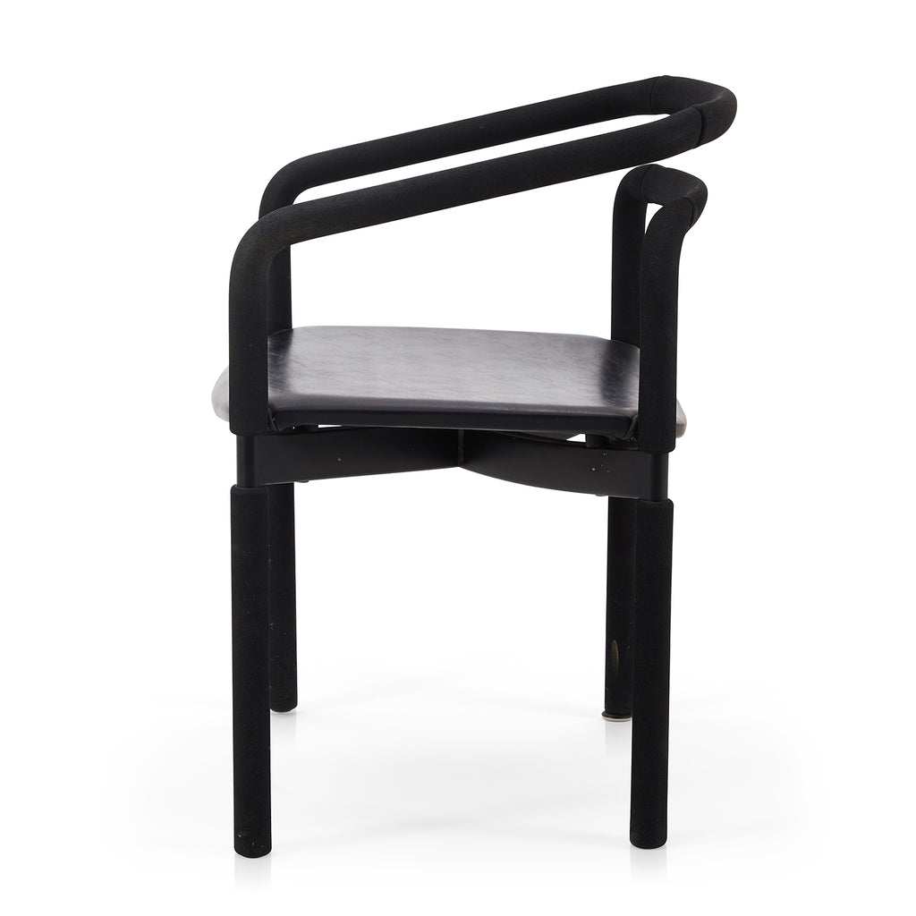 Black Foam Tube Chair