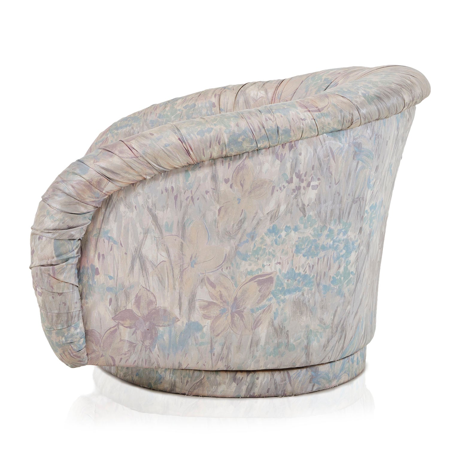 Pink 80's Pastel Floral Lounge Chair Gil Roy Props