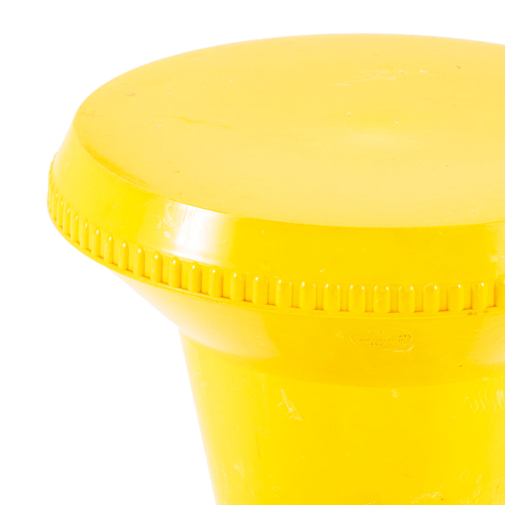Plastic Spool Pedestal - Yellow