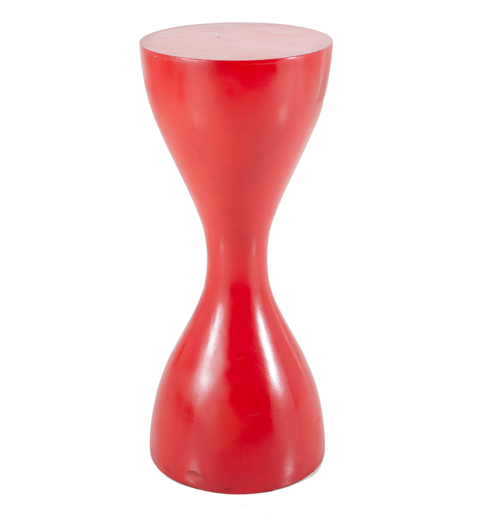 Hourglass Pedestal - Red