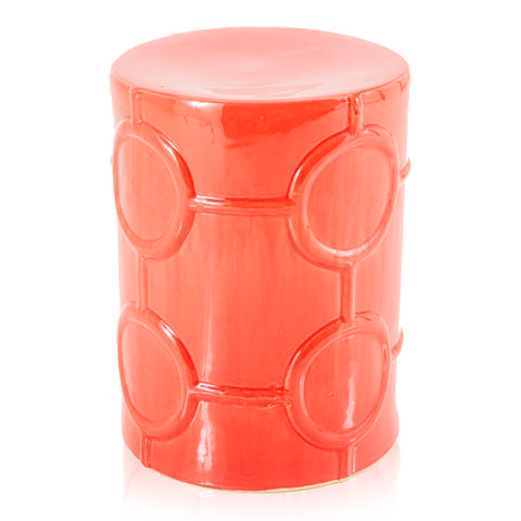 Salmon Cylinder Pedestal