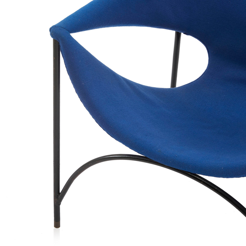 Blue Modern Headrest Chair