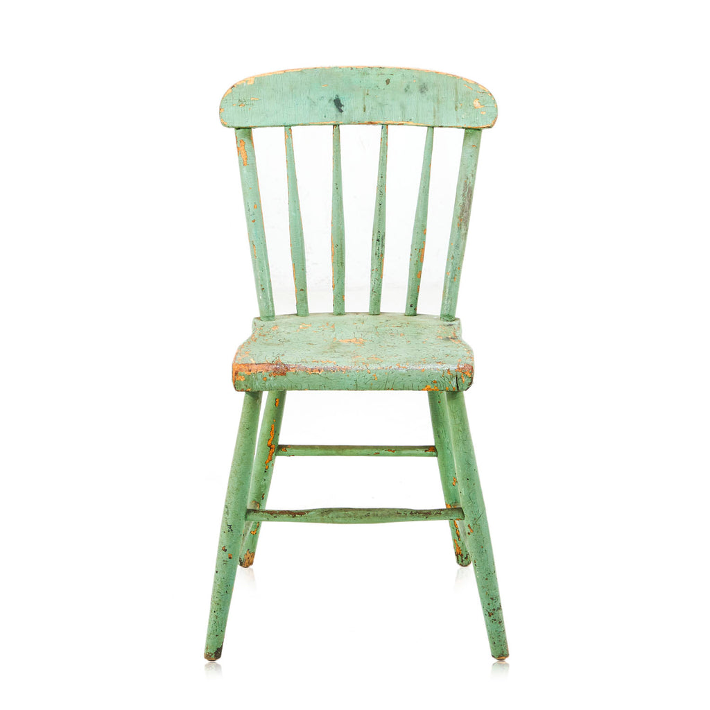 Green Rustic Farmhouse Dining Chair