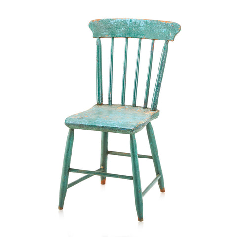 Turquoise Rustic Farmhouse Traditional Dining Chair