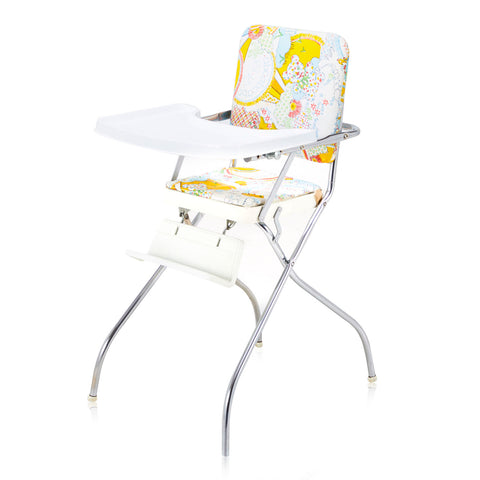 White & Yellow Funky Children's High Chair