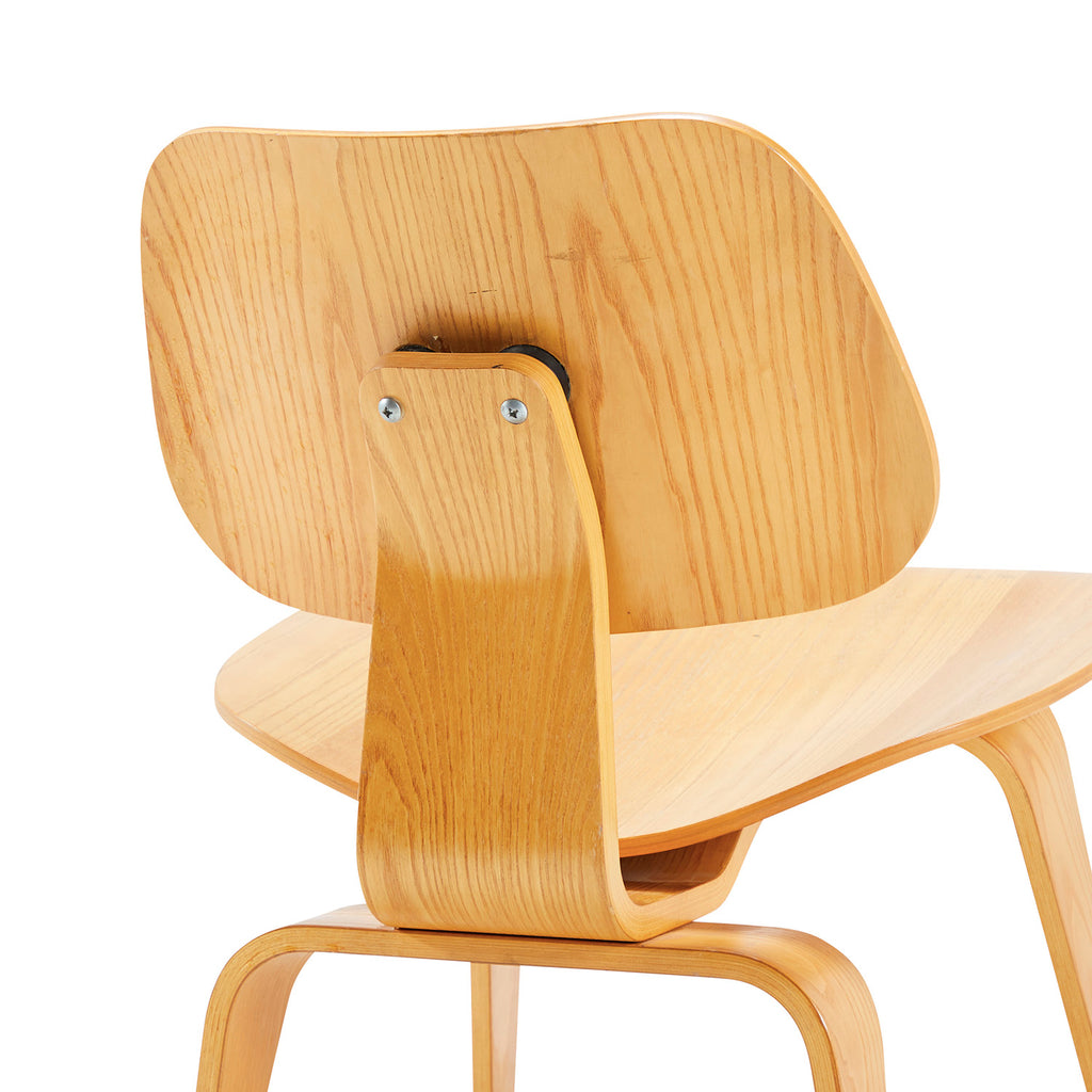 Wood Eames Style Low Side Chair