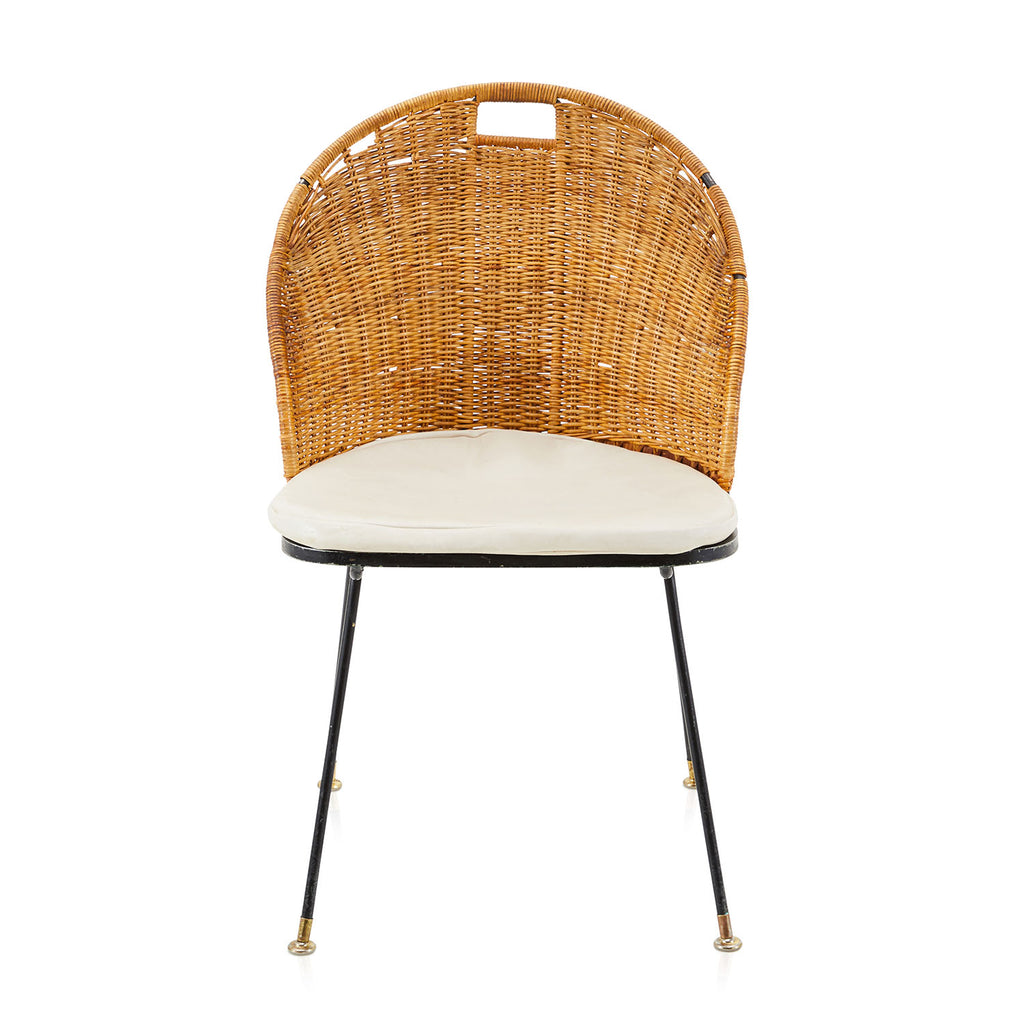 Wicker Back Dining Chair