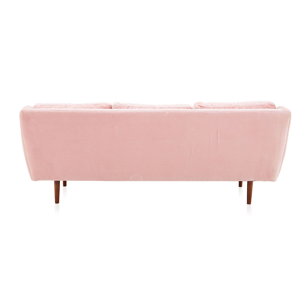 Modern Plush Pink Sofa