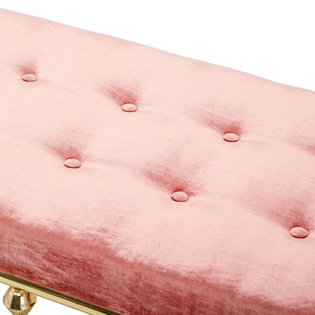 Pink and Gold Bench