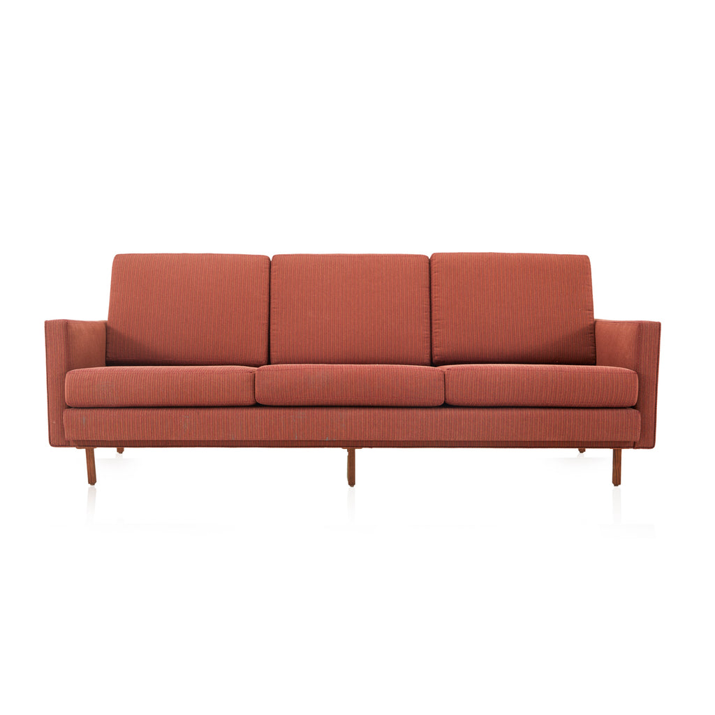 Orange Brown Vintage Sienna Sofa