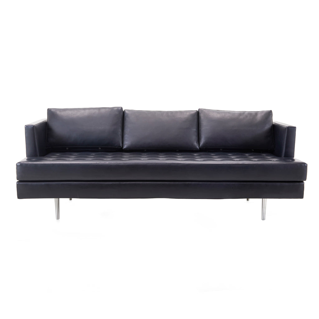 Black Leather 810 Sofa