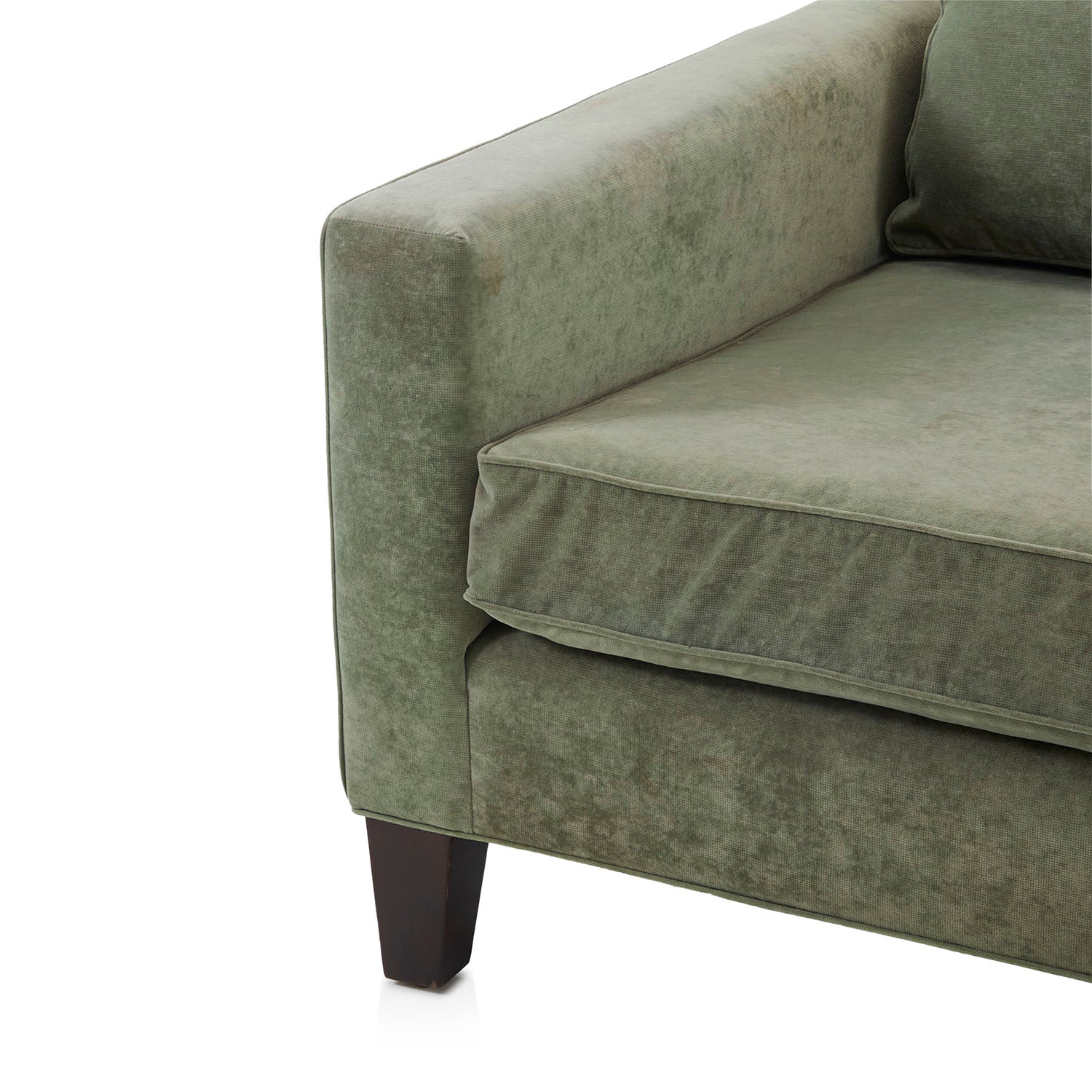 Sage Green Contemporary Sofa Gil & Roy Props