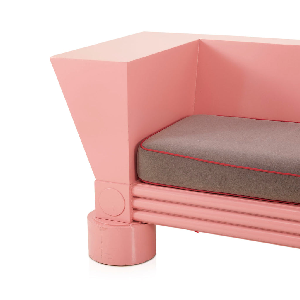 Funky Pink 80s Love Seat