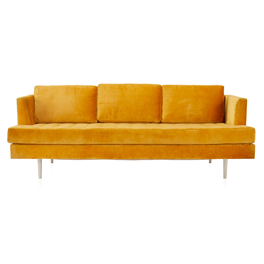 Mustard Yellow Velvet 810 Sofa