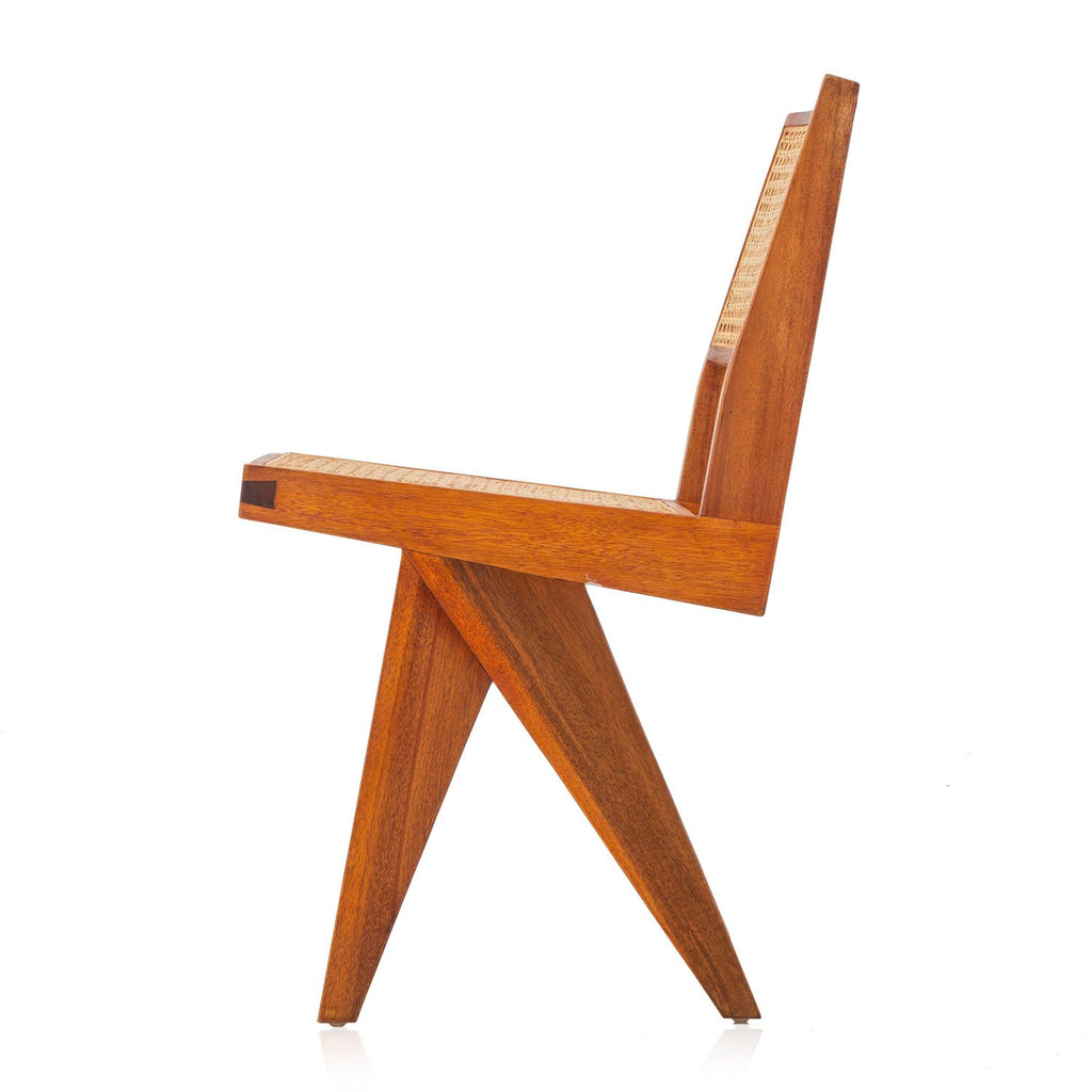 Jeanneret Wood Armless Dining Side Chair