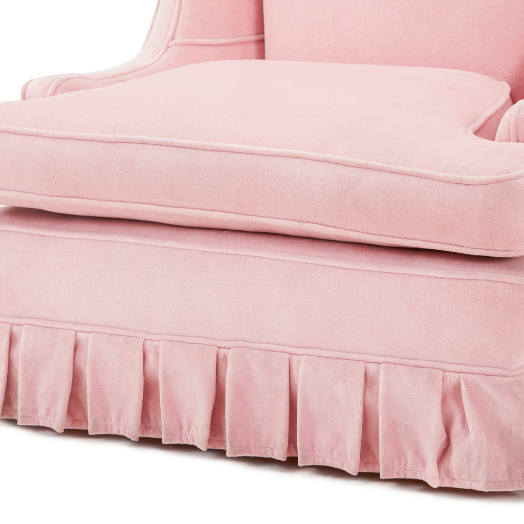 Pink Wingback Lounge
