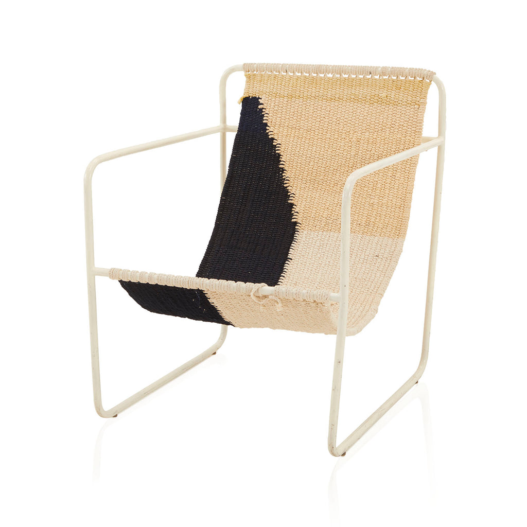 Modern Blush Woven Sling Chair