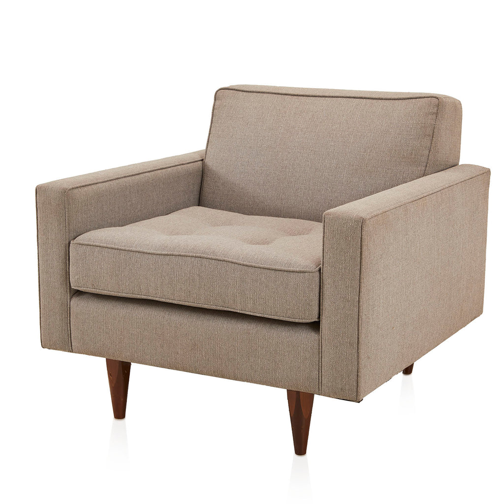 Linen Contemporary Armchair