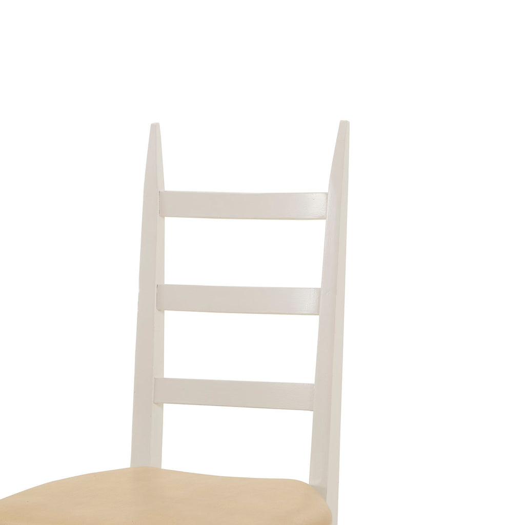 White Ladder Back Dining Chair