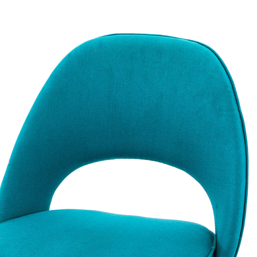 Blue Turquoise Saarinen Style Side Chair