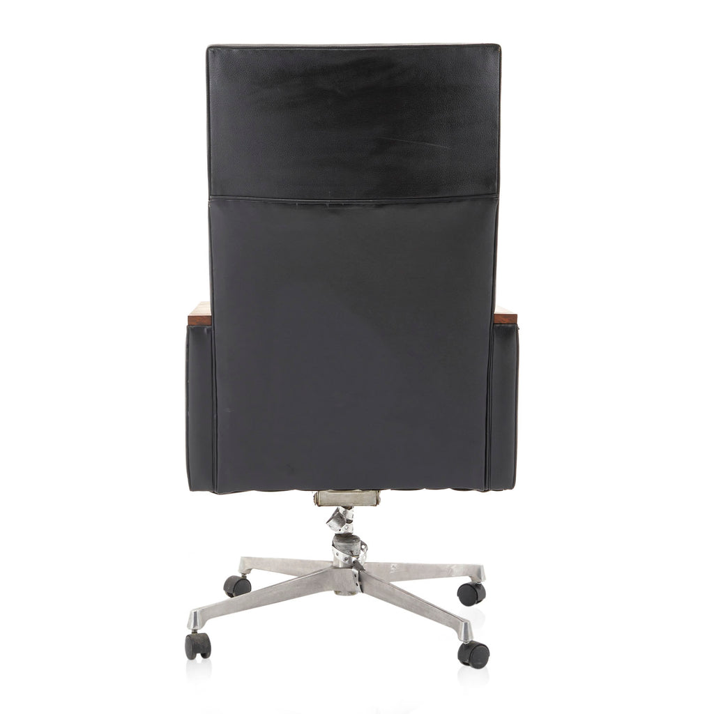 Black Tufted Executive Arm Chair