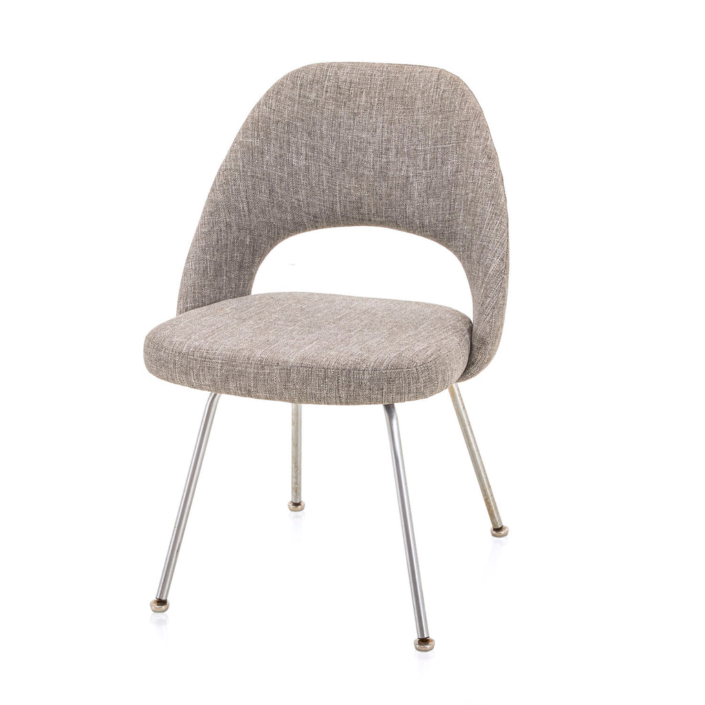 Light Grey Upholstered Saarinen Conference Chair
