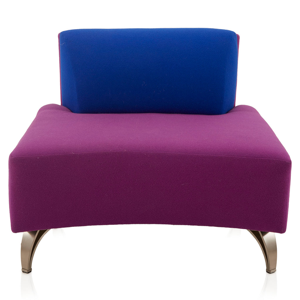 Purple & Blue Memphis Lounge Chair