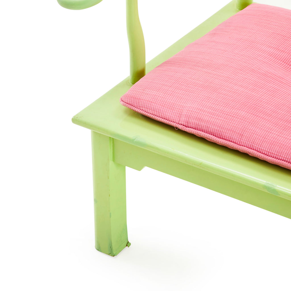Green & Pink Funky Lounge Chair