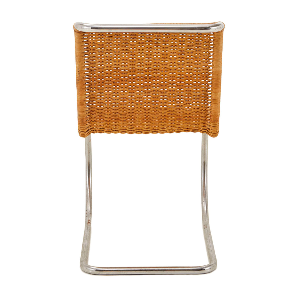 Woven Wicker Armless S Chair