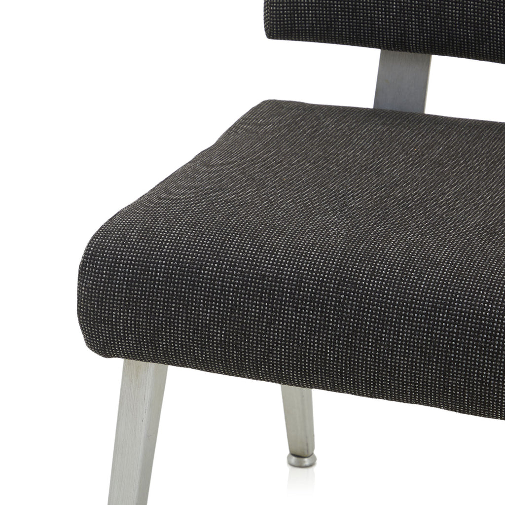 Grey Charcoal Fabric Side Chair