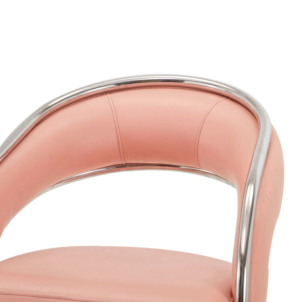 Salmon Pink Salon Chair