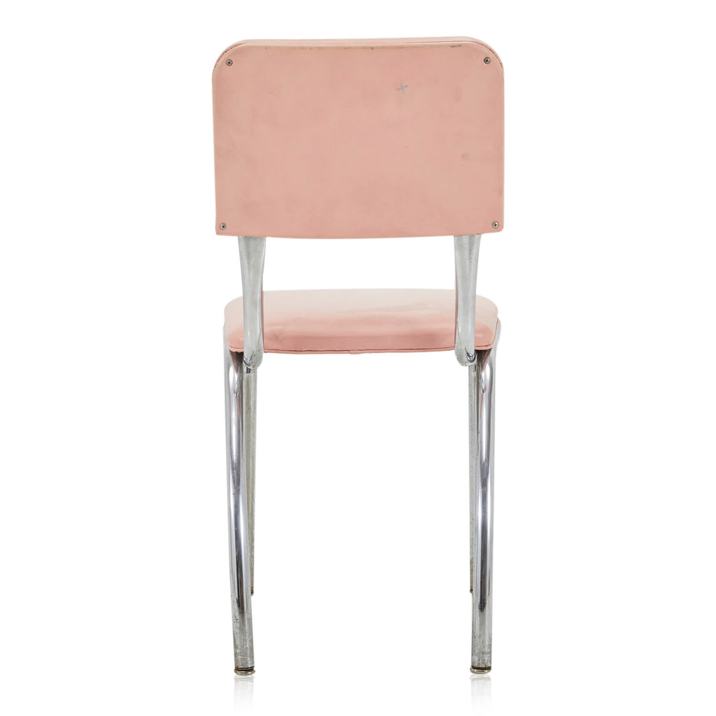 Pink Vintage Vinyl Side Chair