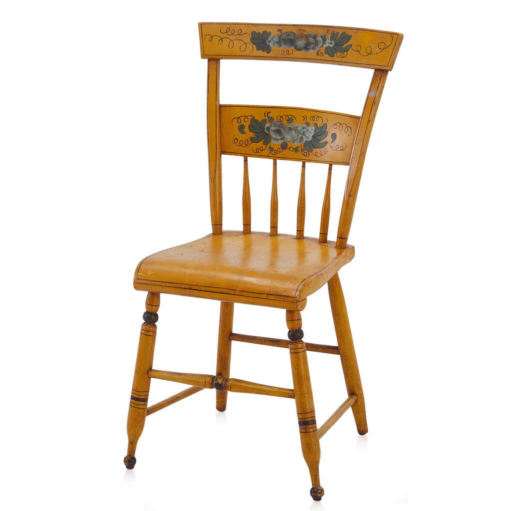 Yellow Wood Farmhouse Dining Chair