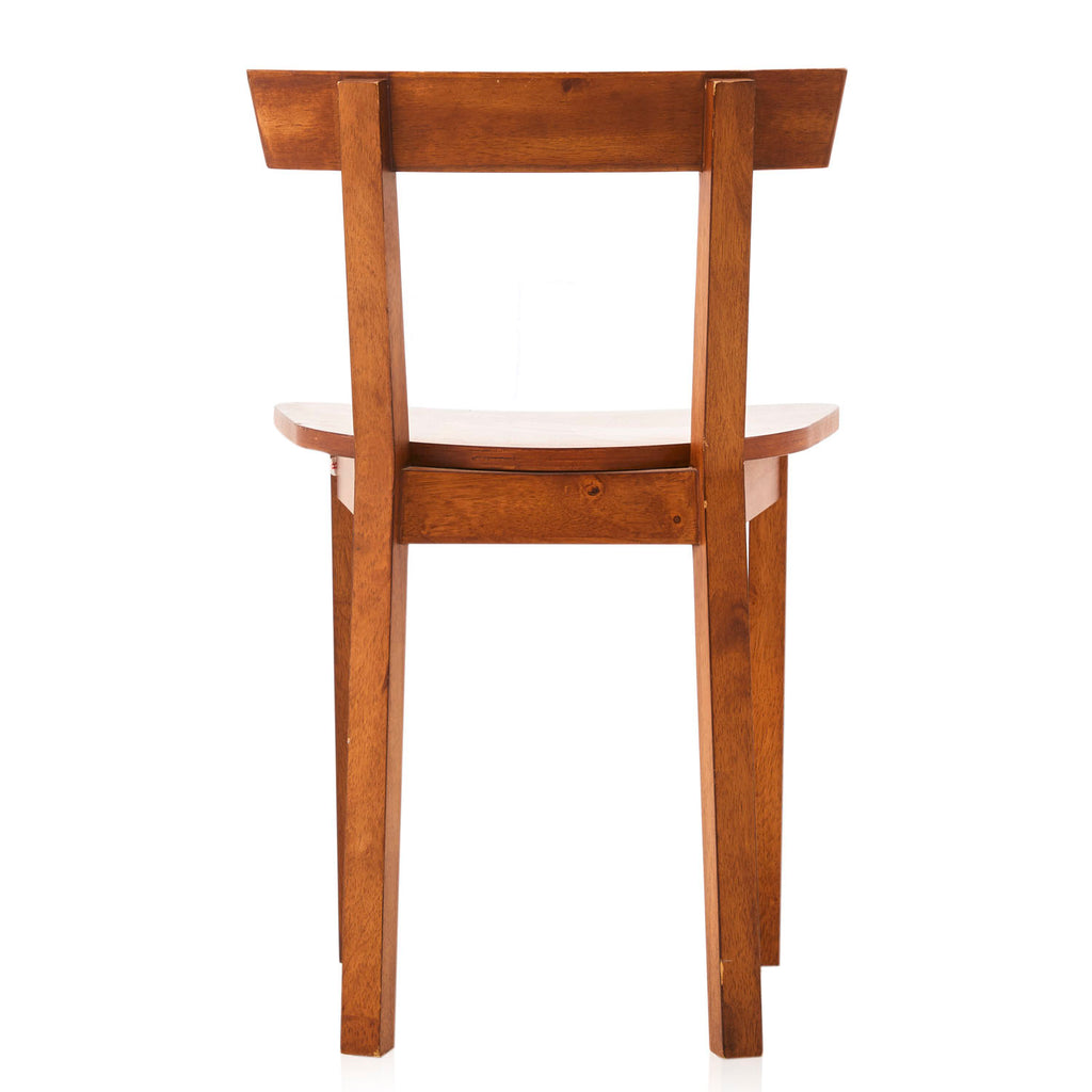 Wood Short Back Dining Chair