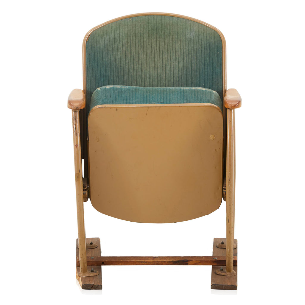 Rustic Teal Theater Seat