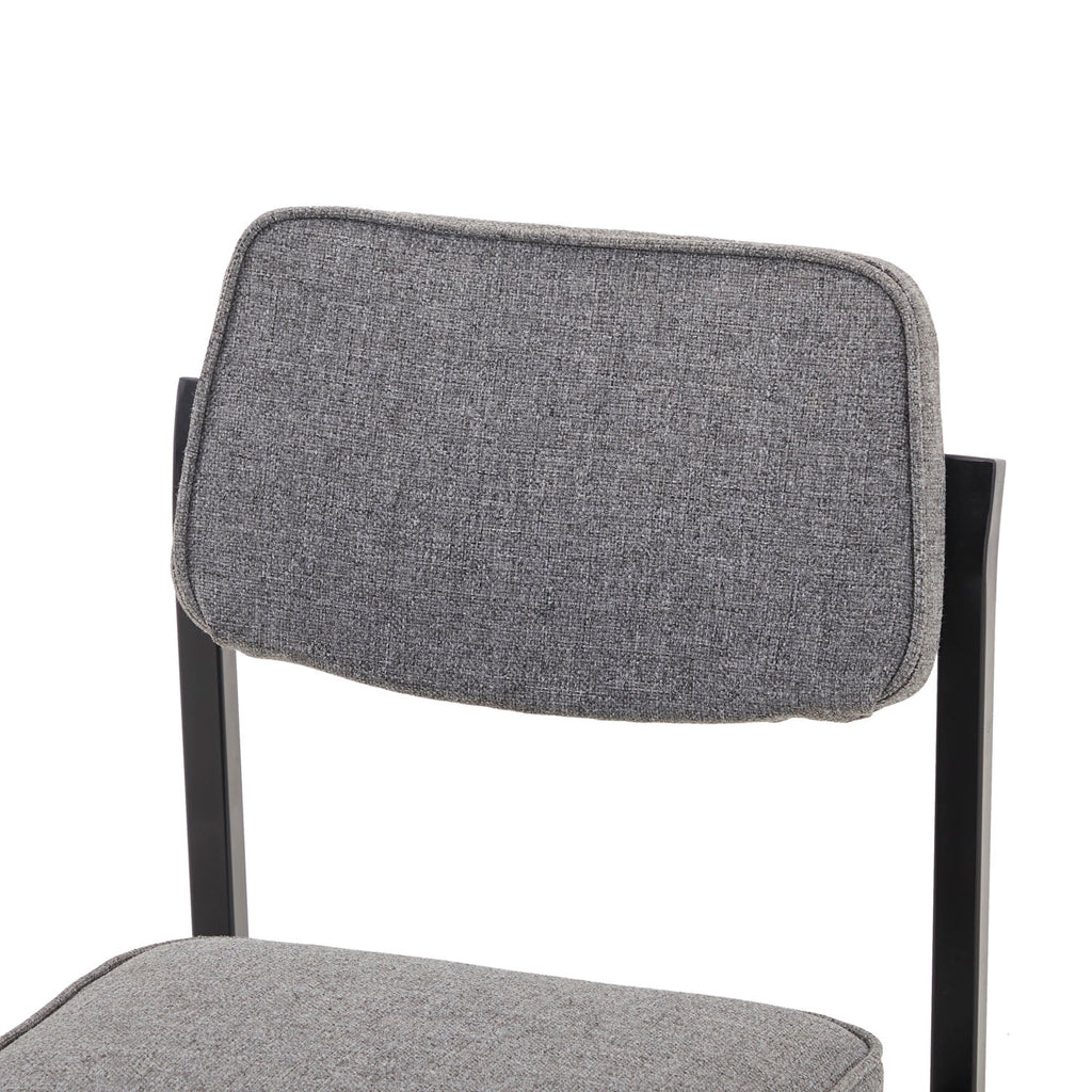 Grey & Black Modern Side Chair