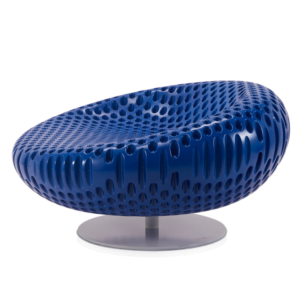 Blue Golfball Futuristic Lounge Chair