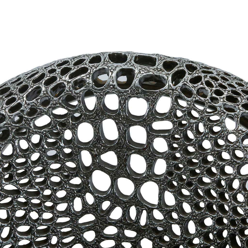 Organic Shape Cast Resin Armchair