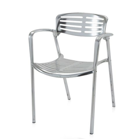Chrome Outdoor Arm Chair