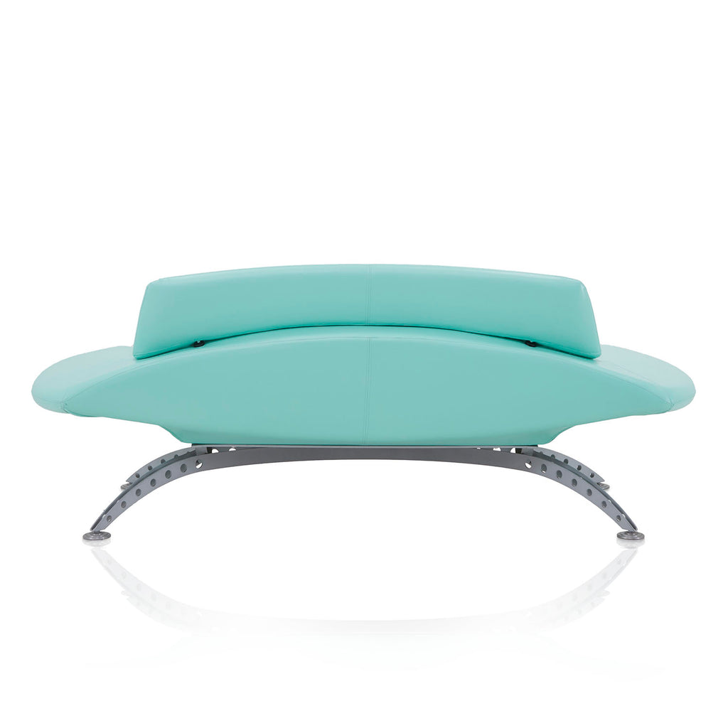 Blue Turquoise Futuristic Leather Couch