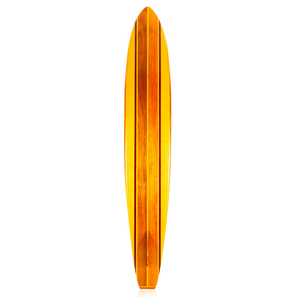 Smooth Light Wood Surfboard